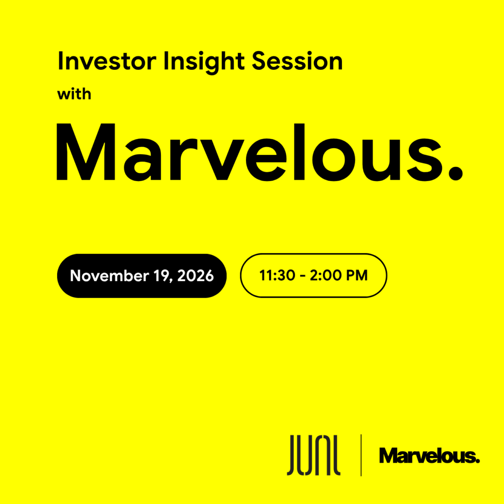 Investor Insight Session with Marvelous on November 19, 2026.